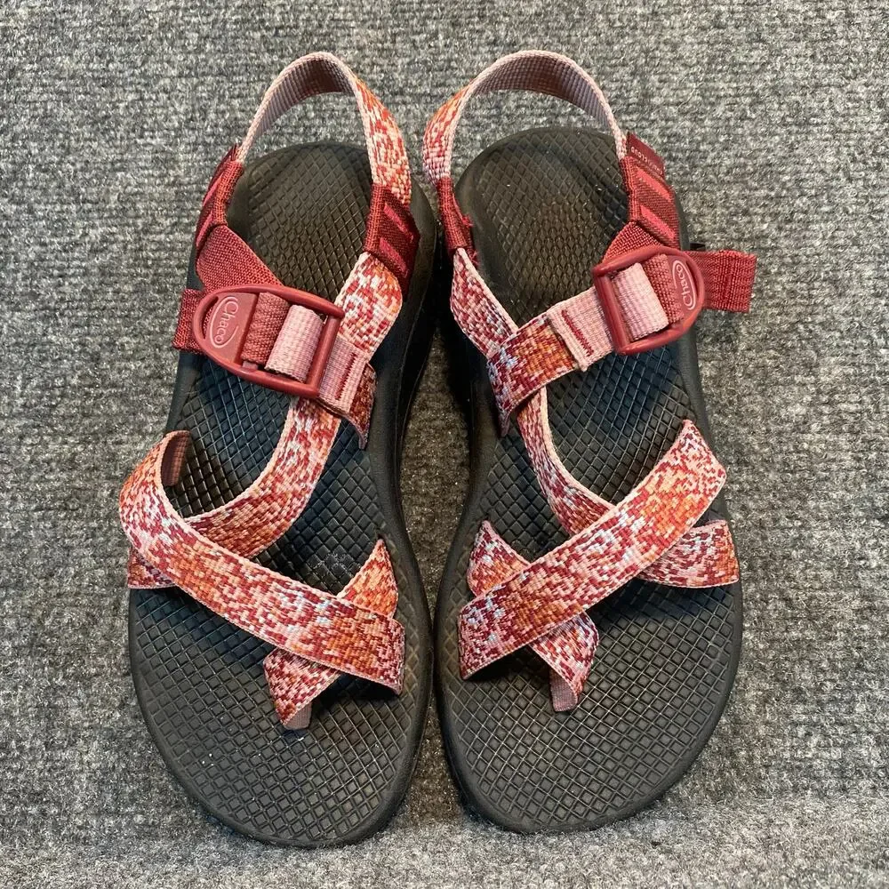 Chaco Women ZX/2 Classic Sandals Double Strap Toe Loop Sport Hiking Size 6 Pink